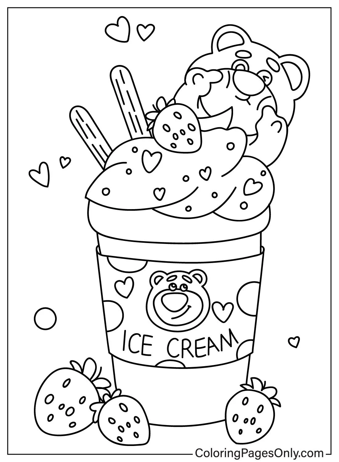 Lotso Para Colorear 4