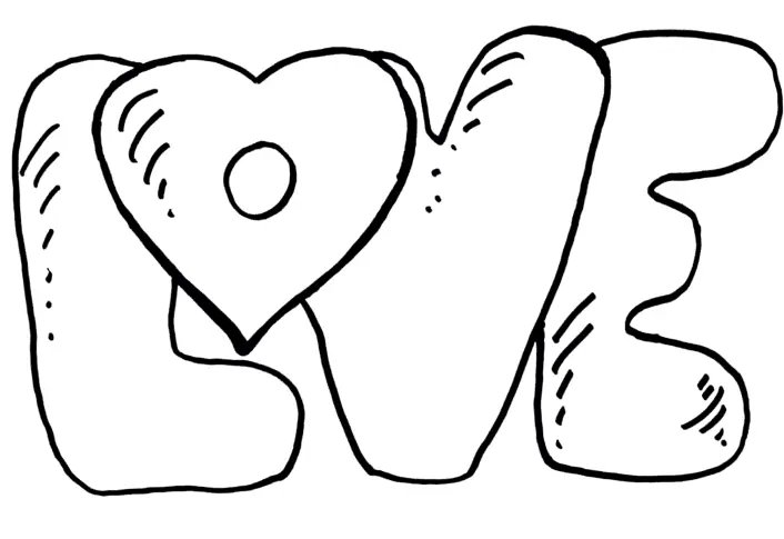 Love Coloring Pages 16