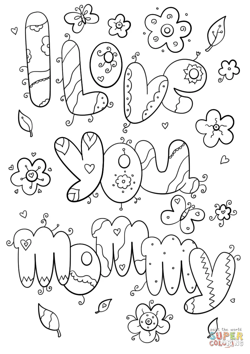 Love Coloring Pages 20