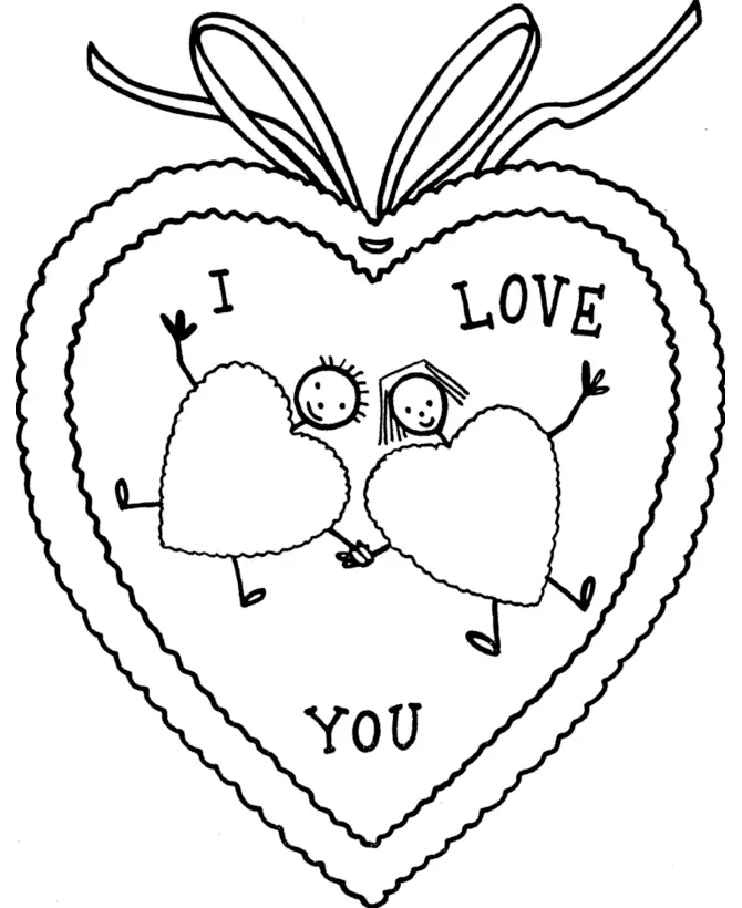 Love Coloring Pages 21