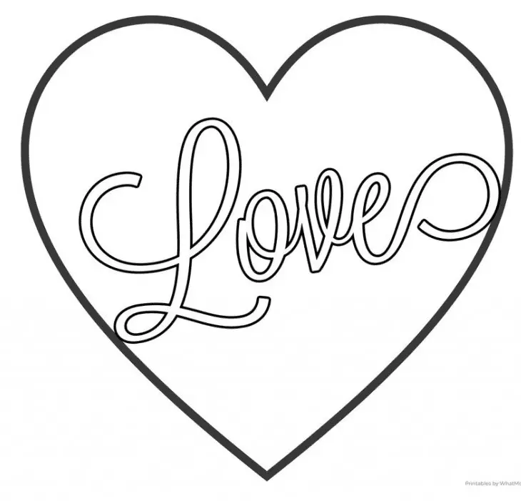 Love Coloring Pages 27