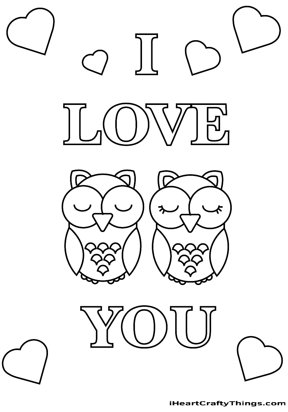 Love Coloring Pages 45