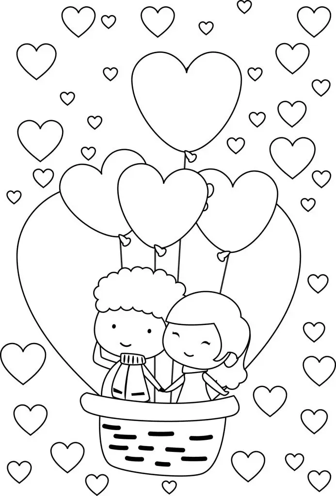 Love Coloring Pages 54