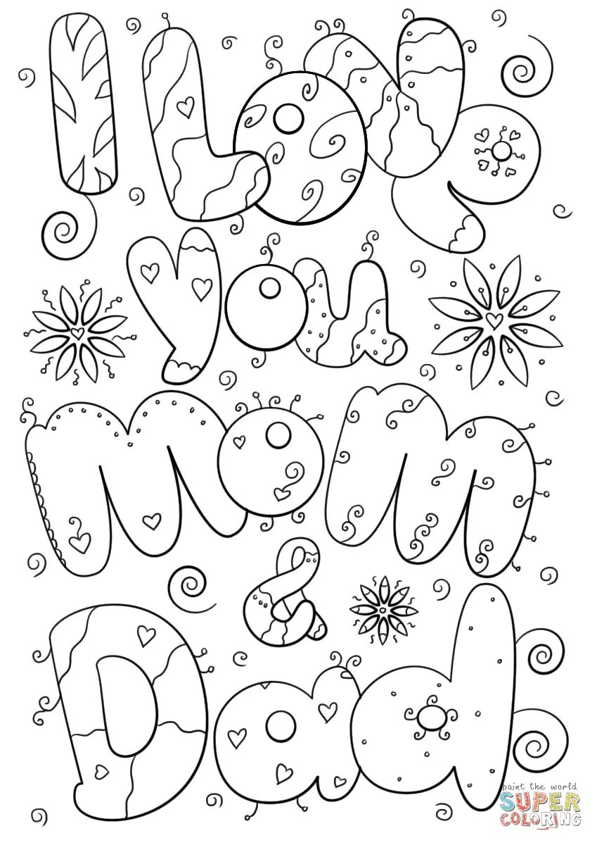 Love Coloring Pages 7