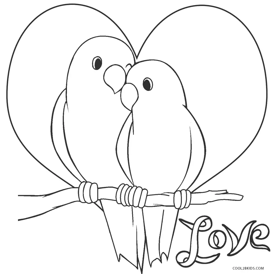 Love Coloring Pages 8