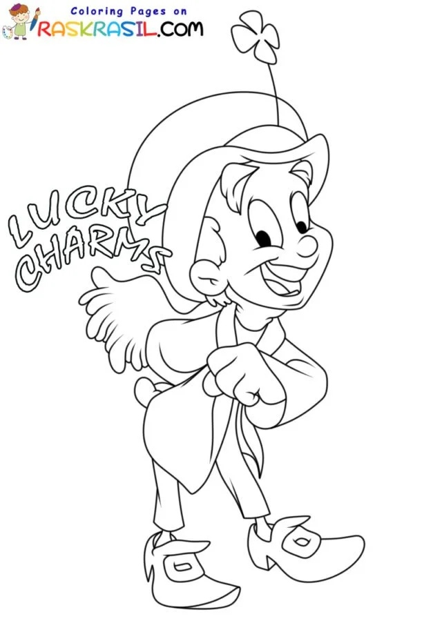 Lucky Charms Coloring Pages 10