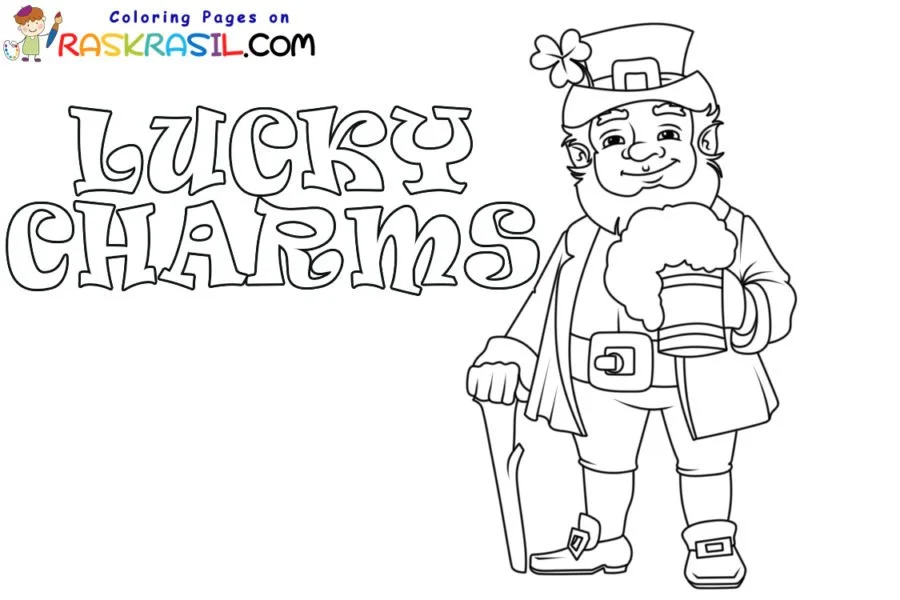 Lucky Charms Coloring Pages 11