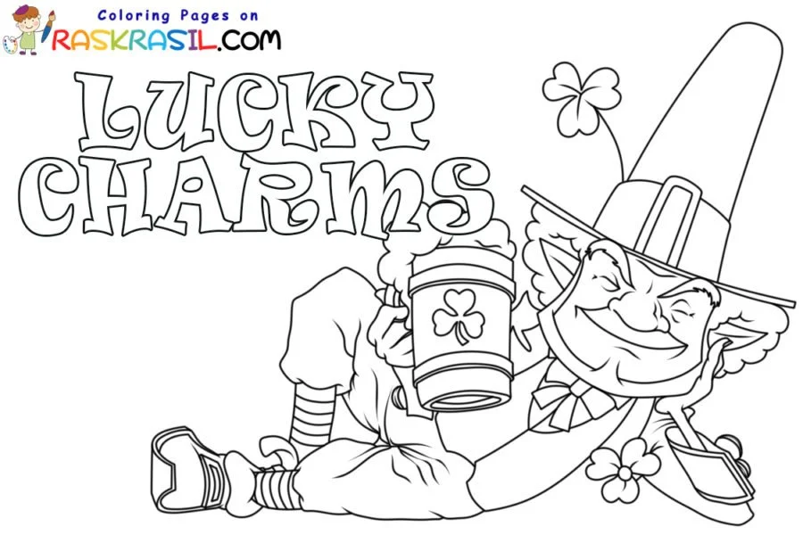 Lucky Charms Coloring Pages 18