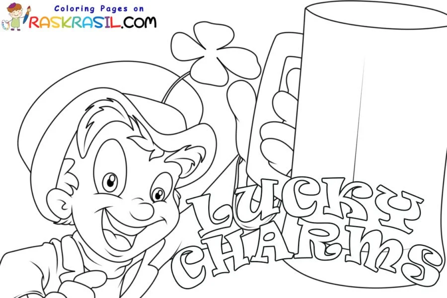 Lucky Charms Coloring Pages 3