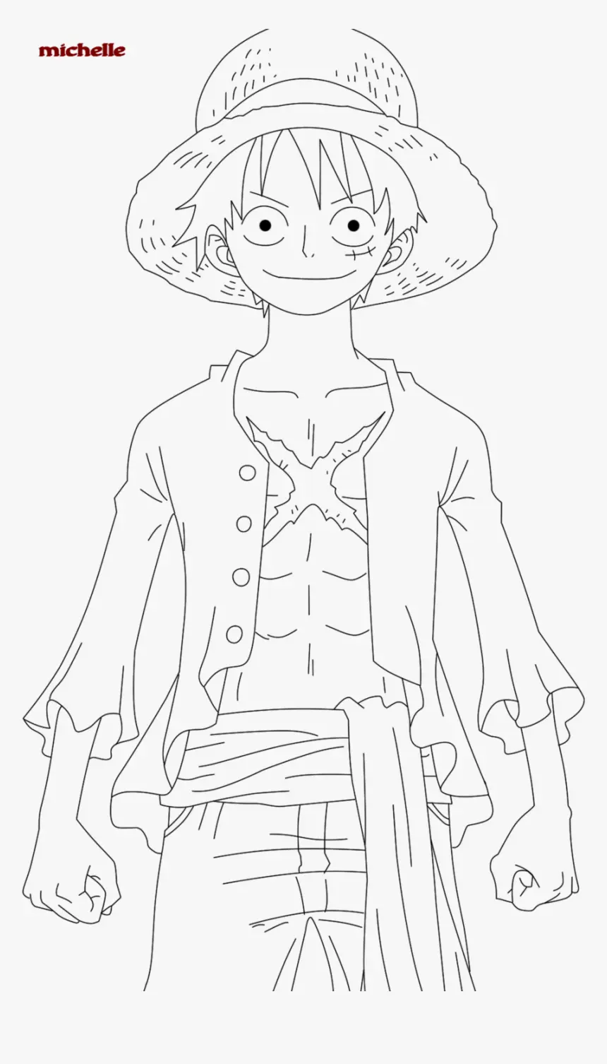 Luffy Ausmalbilder 14