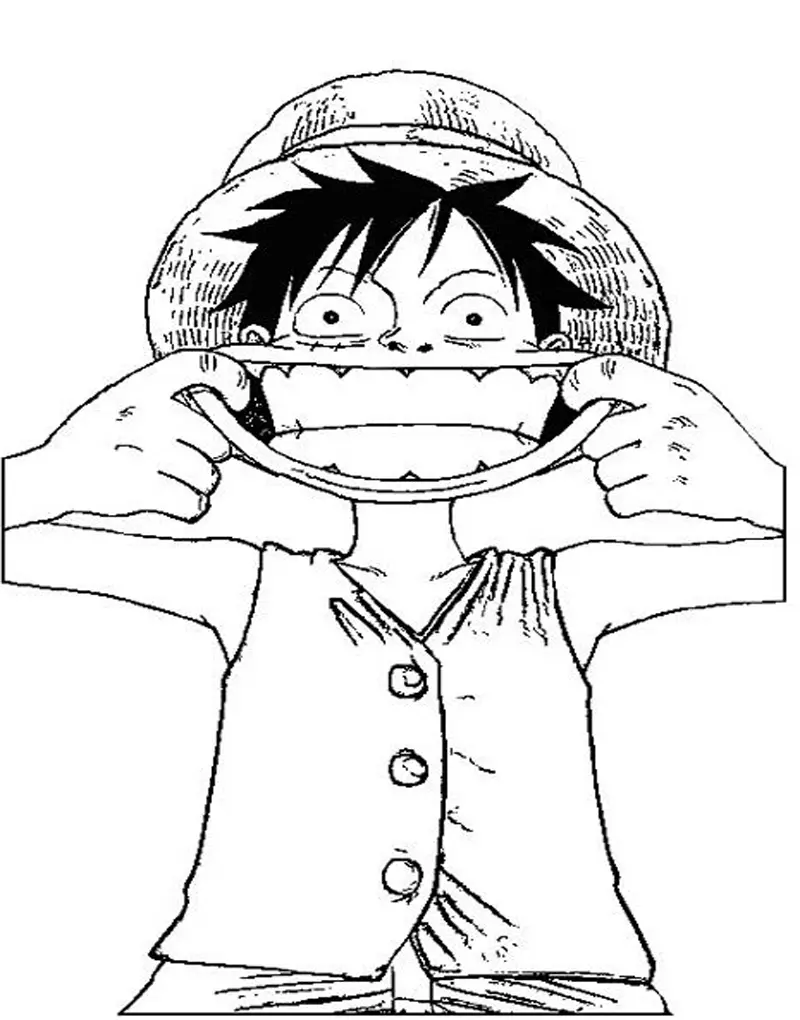 Luffy Ausmalbilder 15