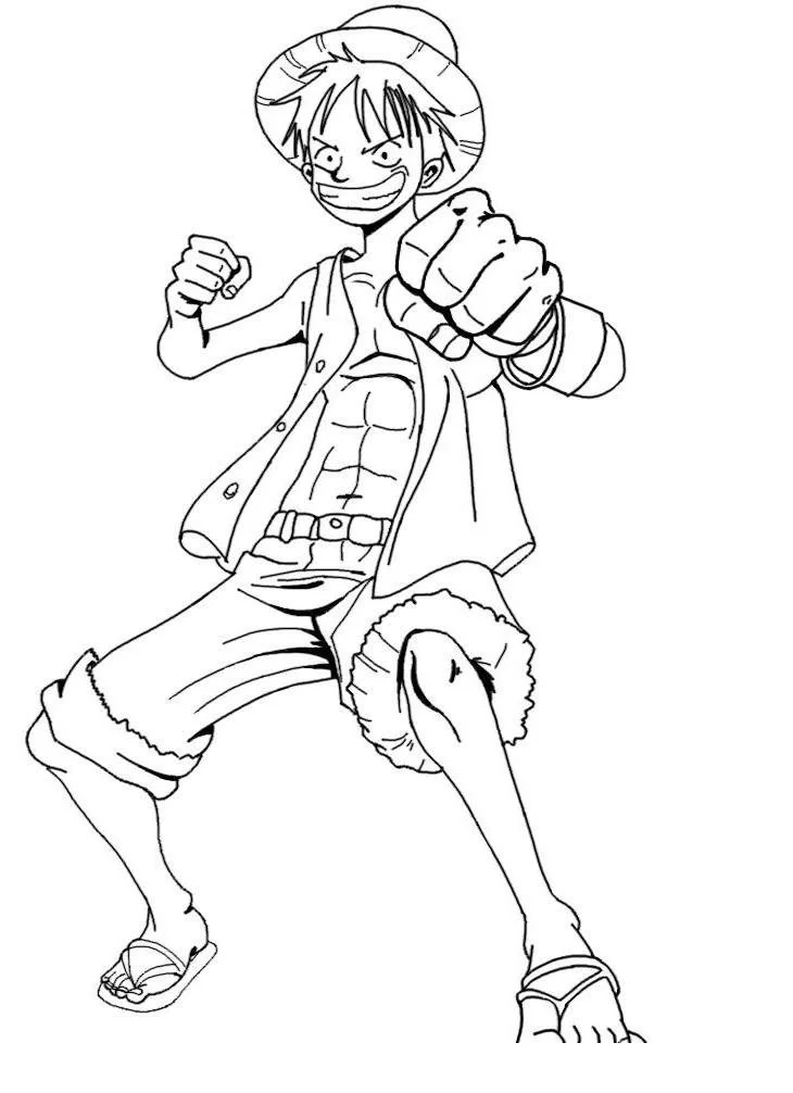 Luffy Ausmalbilder 2