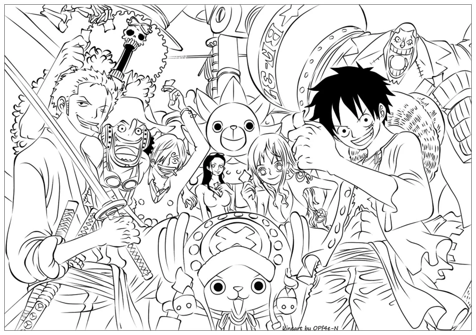Luffy Ausmalbilder 26