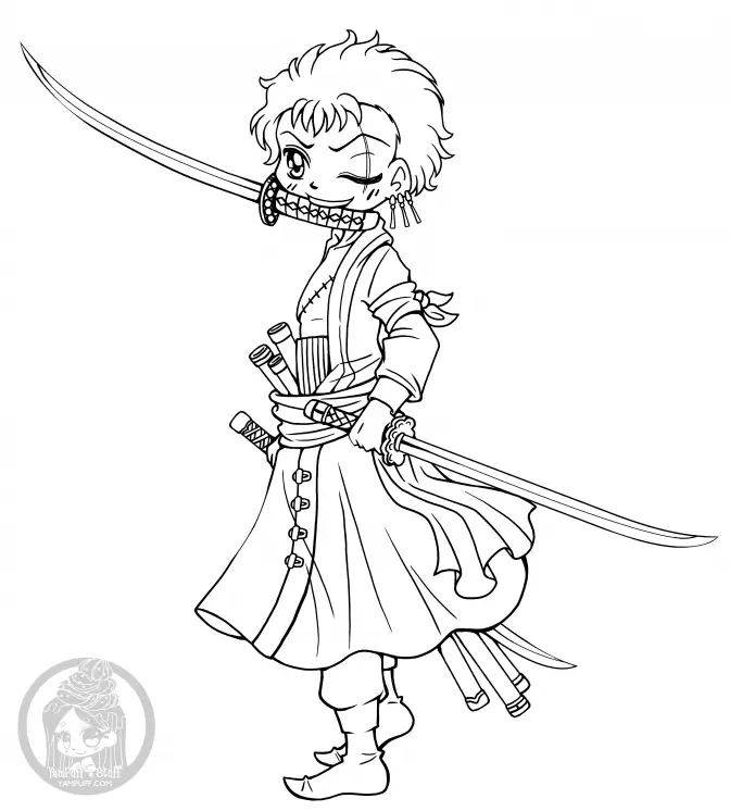 Luffy Para Colorear 28