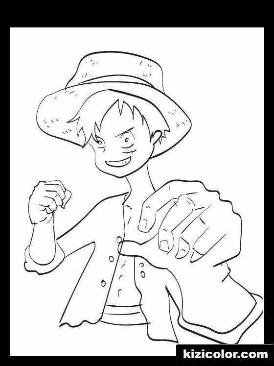 Luffy Coloring Pages 33