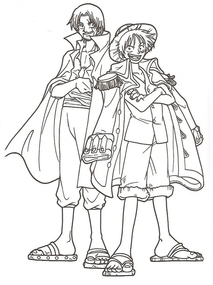 Luffy Coloring Pages 34