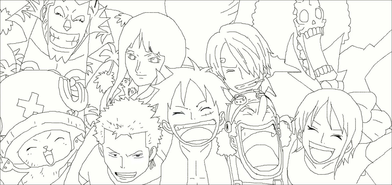 Luffy Coloring Pages 36
