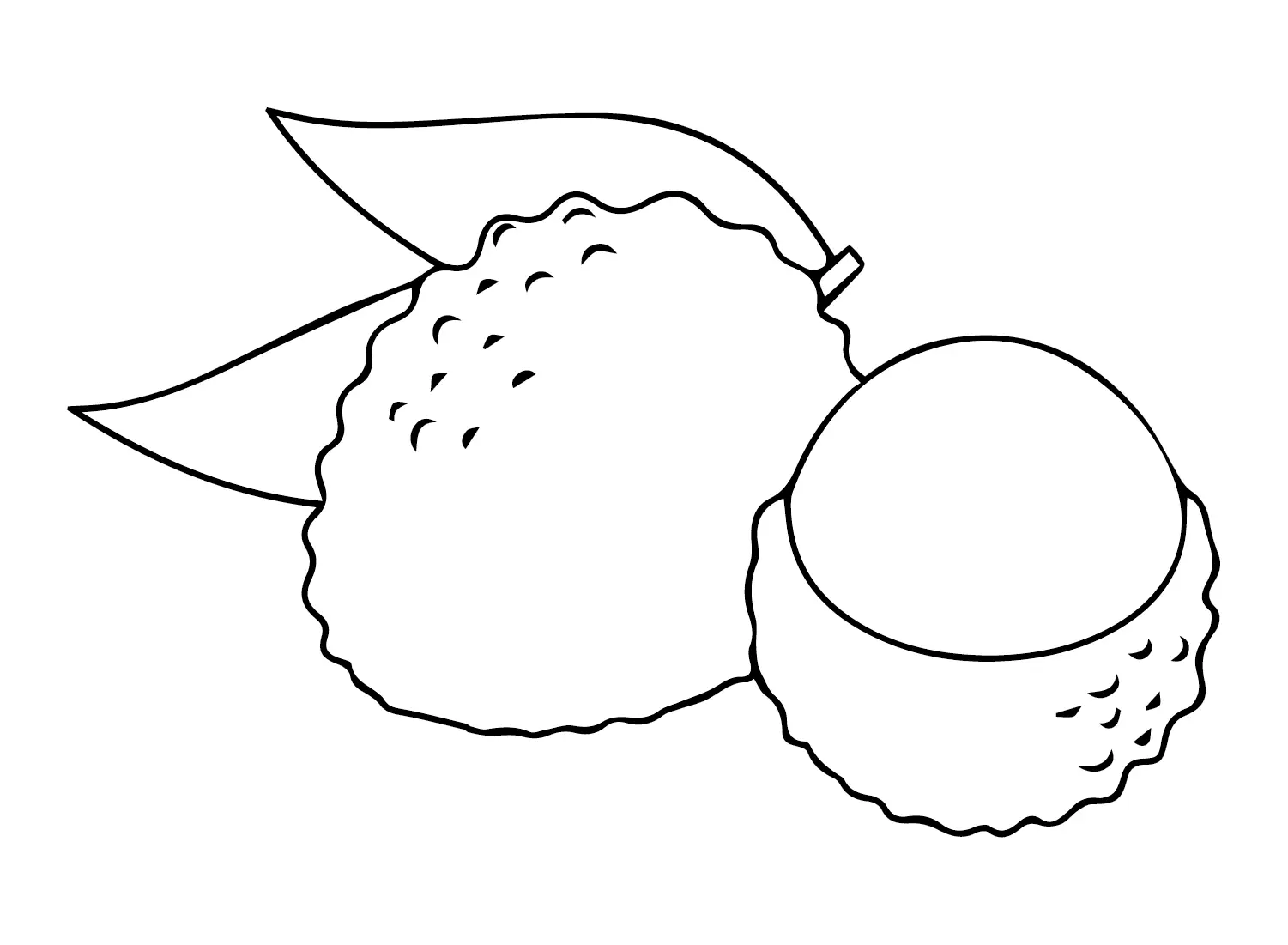 Lychee Coloring Pages 15