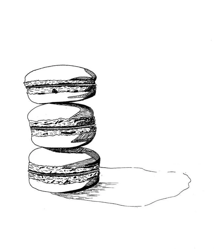 Macarons Para Colorear 14