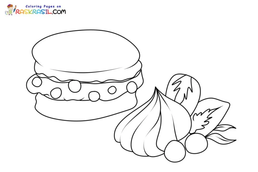 Macarons Para Colorear 17
