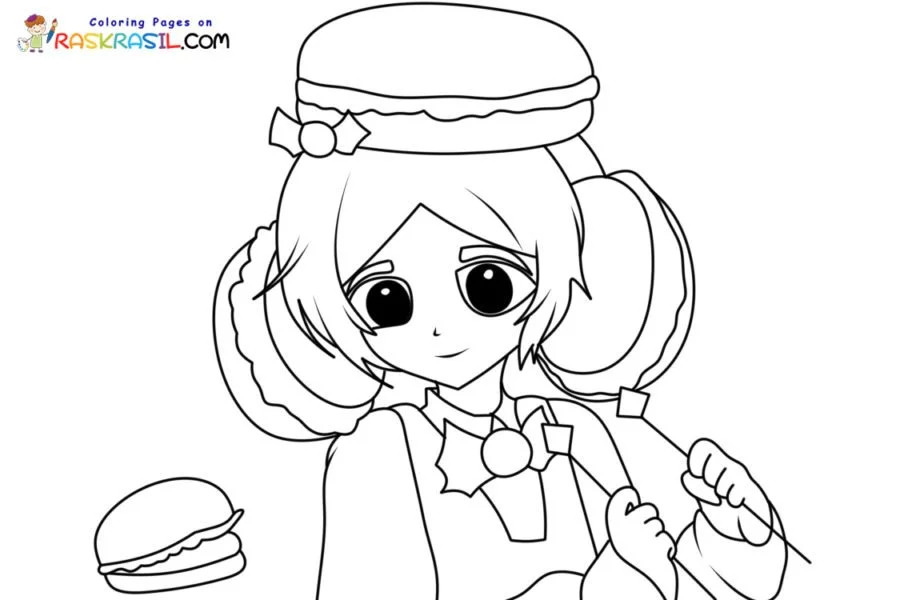 Macarons Para Colorear 18