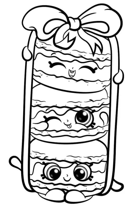 Macarons Para Colorear 29