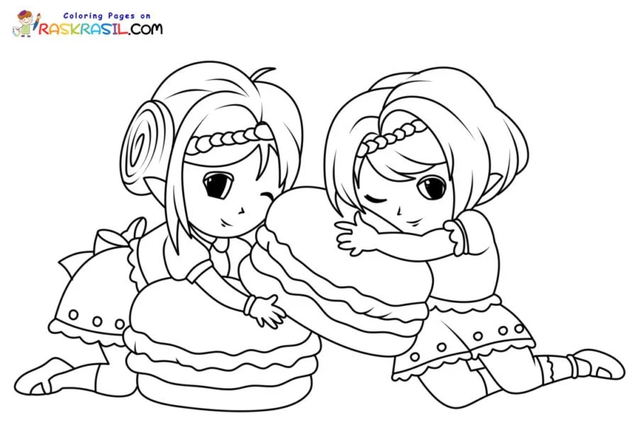 Macarons Para Colorear 3