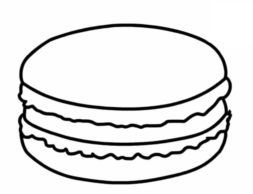 Macarons Para Colorear 6