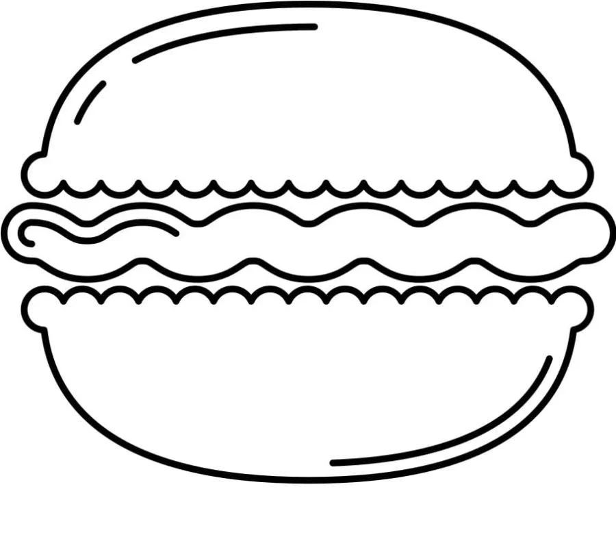 Macarons Para Colorear 8