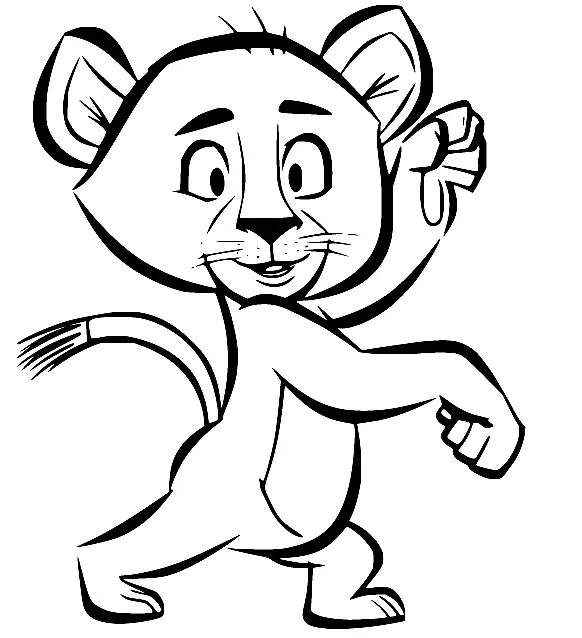 Madagascar Coloring Pages 17