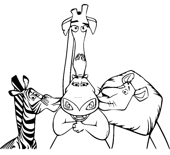 Madagascar Coloring Pages 27