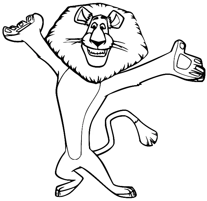 Madagascar Coloring Pages 3