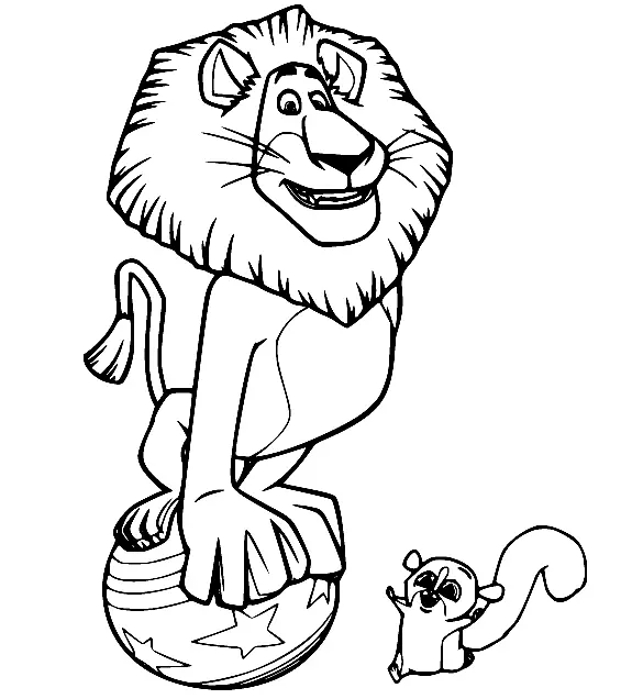Madagascar Coloring Pages 31