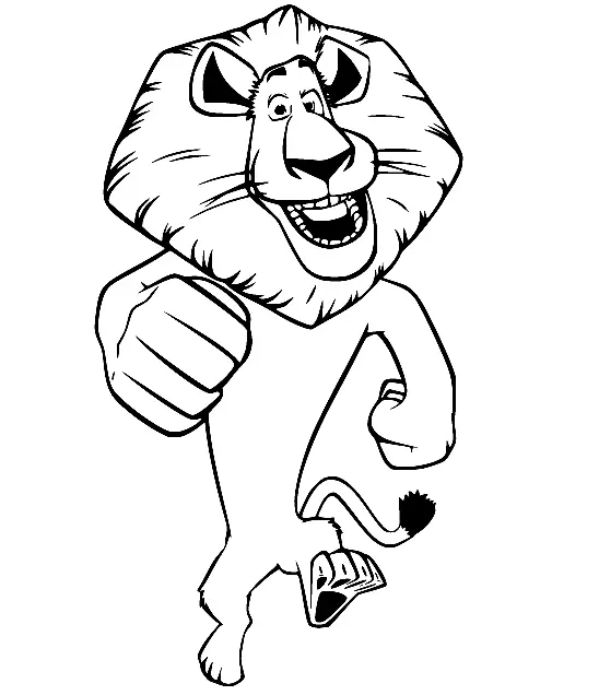 Madagascar Coloring Pages 33