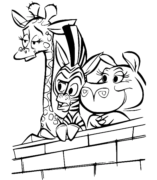 Madagascar Coloring Pages 34