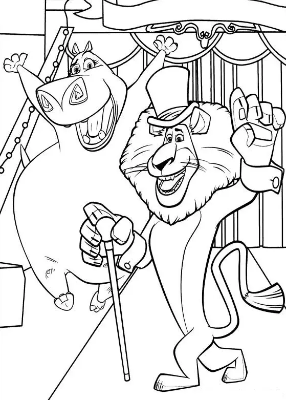Madagascar Coloring Pages 38