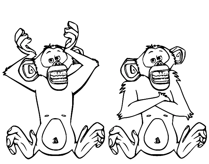 Madagascar Coloring Pages 44