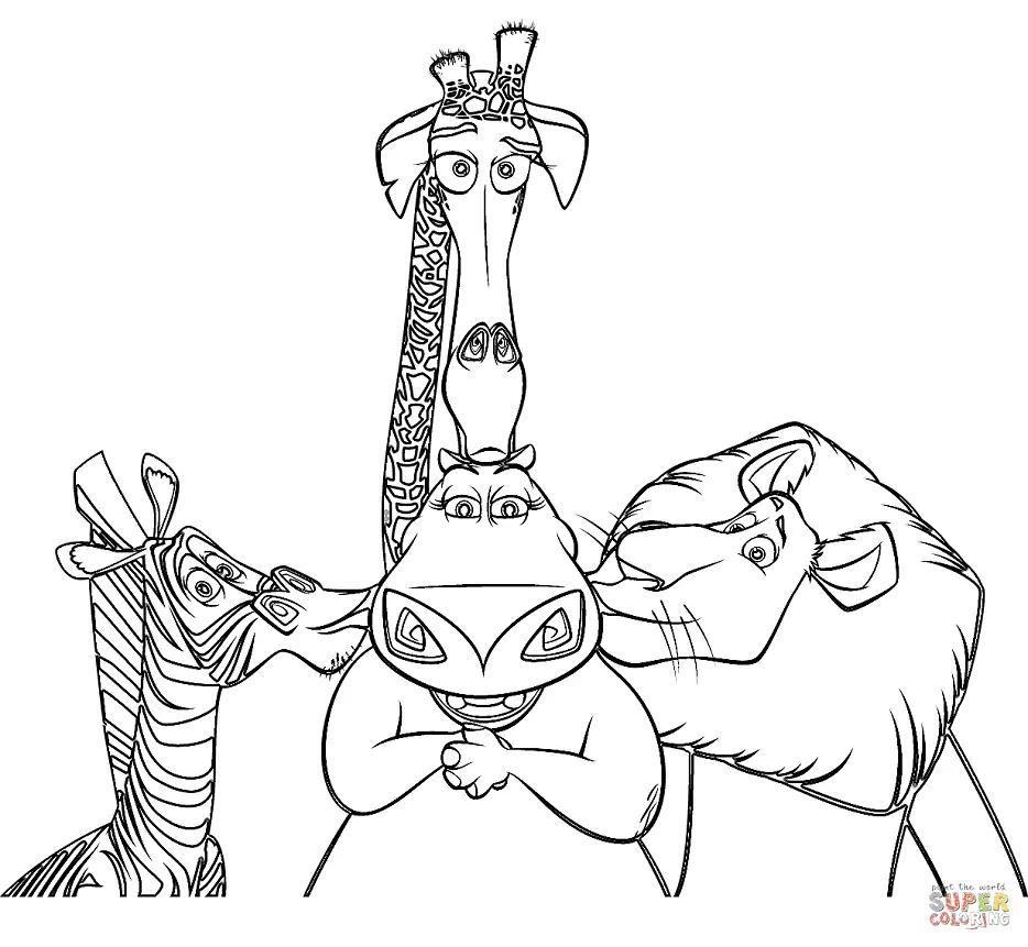 Madagascar Coloring Pages 52