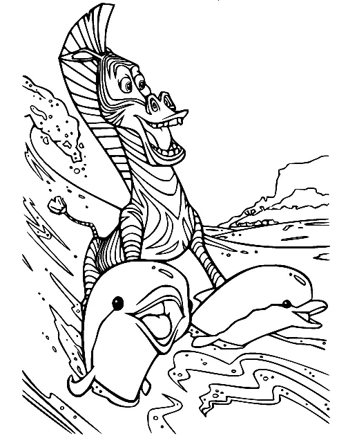 Madagascar Coloring Pages 56