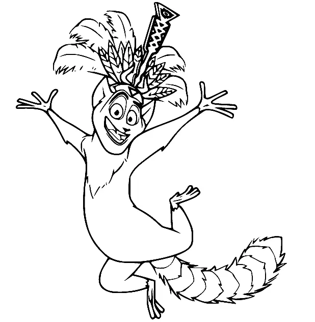 Madagascar Coloring Pages 6