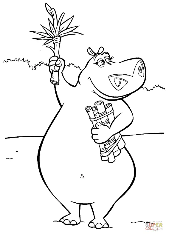 Madagascar Coloring Pages 67