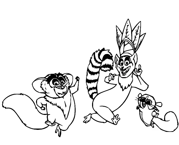 Madagascar Coloring Pages 7