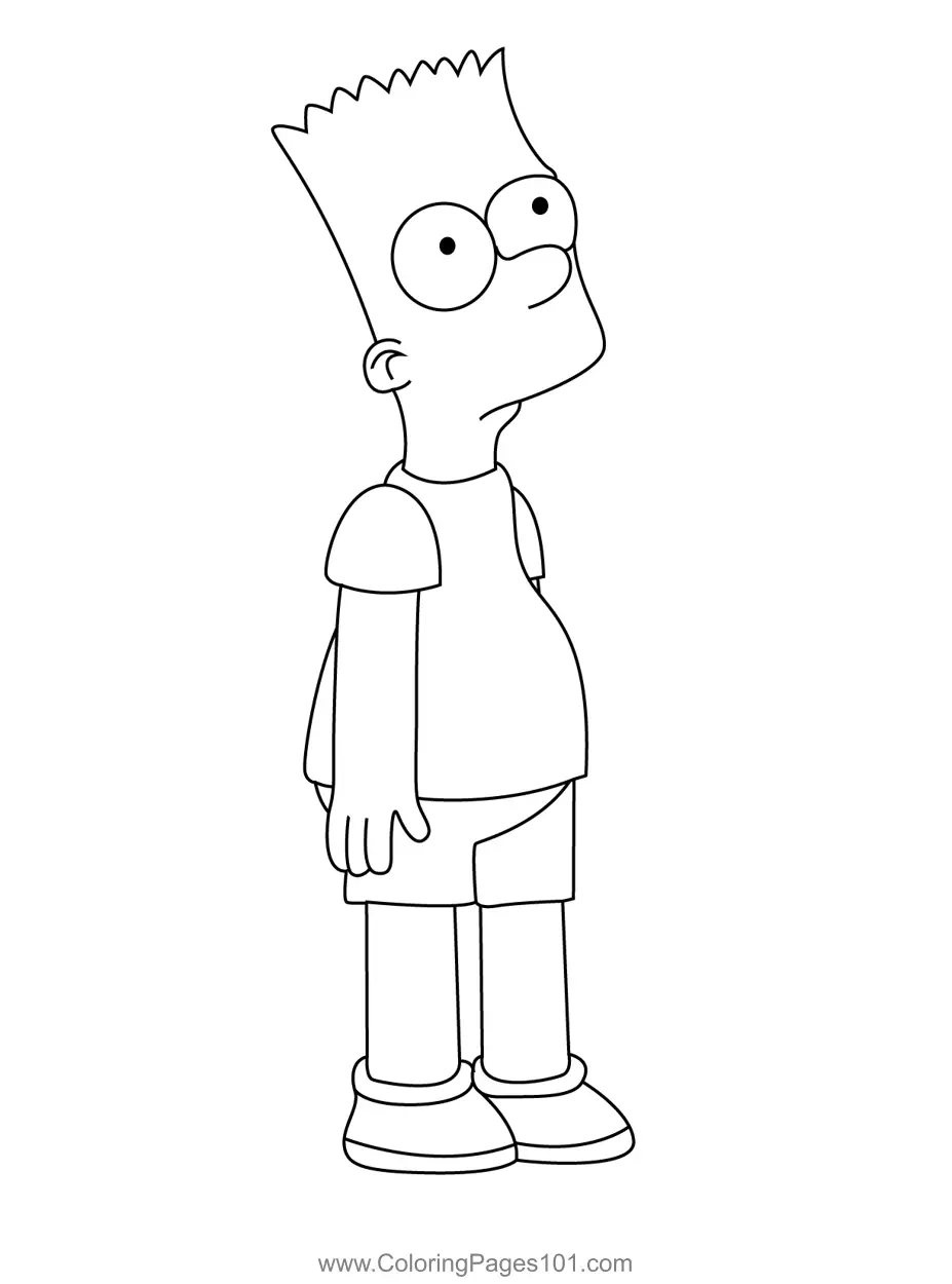 Maggie Simpson Coloring Pages 3