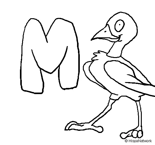 Urraca Para Colorear 12
