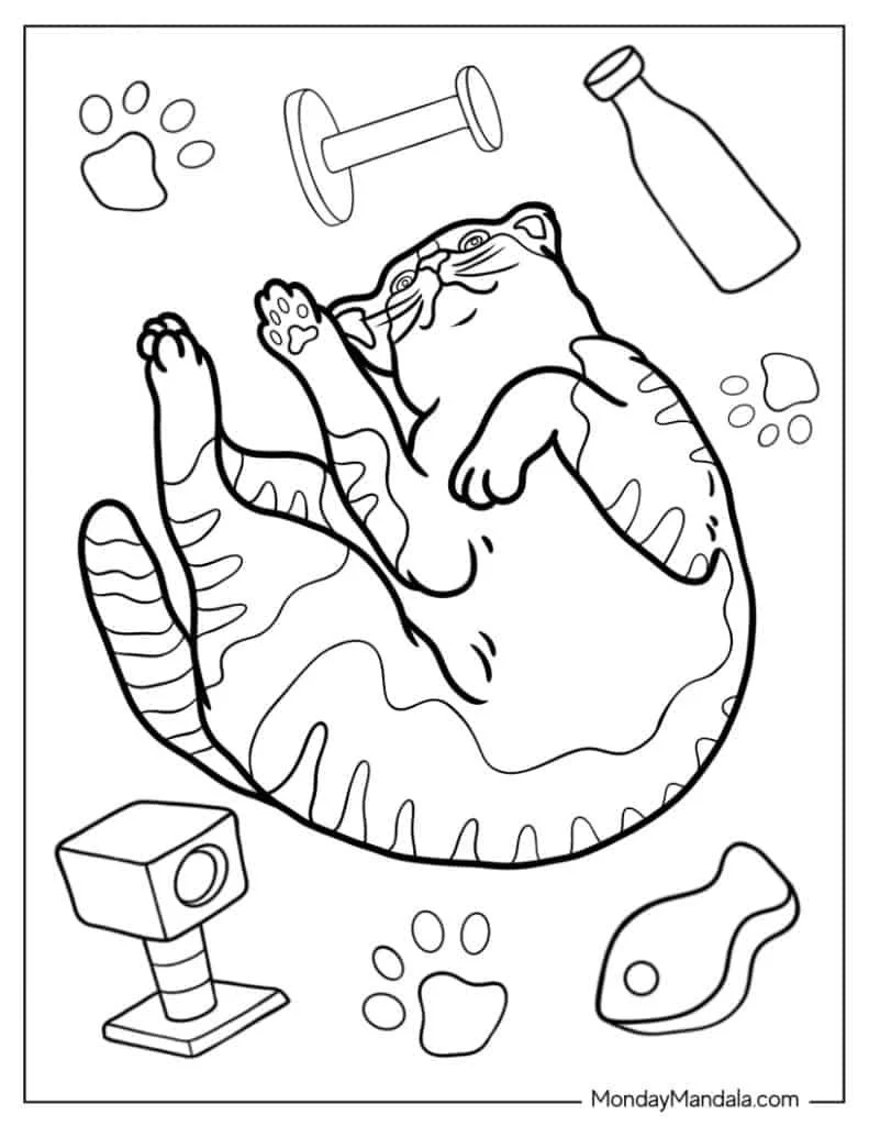 Mandala Katze Ausmalbilder 19