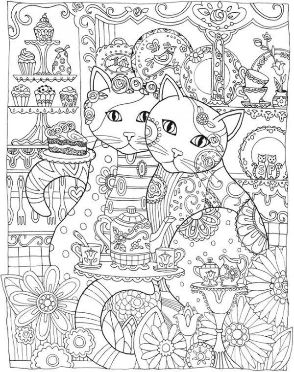 Mandala Katze Ausmalbilder 6