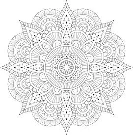 Mandala Coloring Pages 1