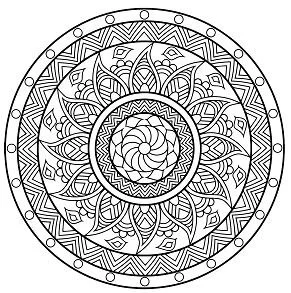 Mandala Coloring Pages 261