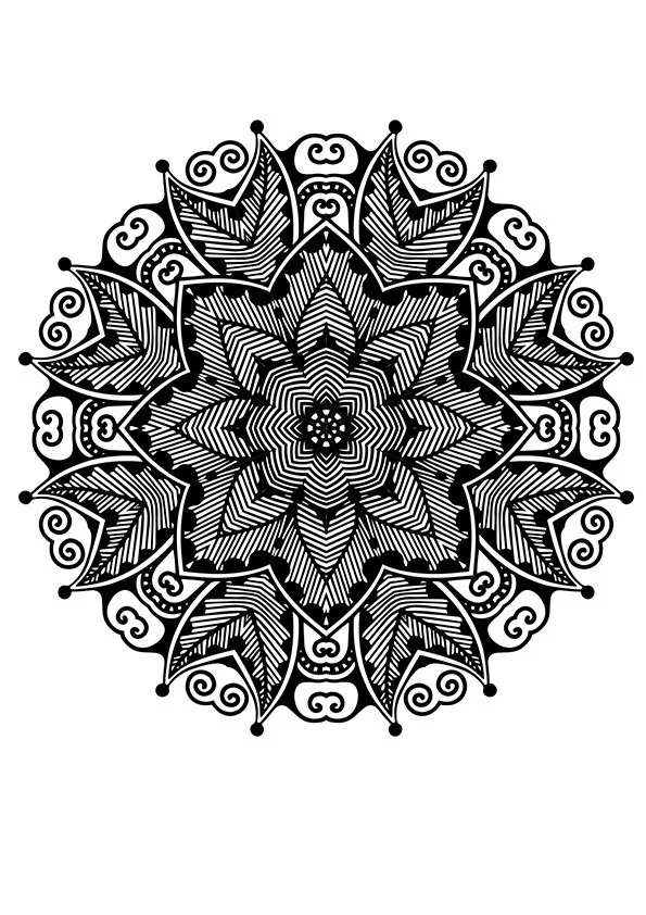 Mandala Coloring Pages 316
