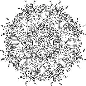 Mandala Coloring Pages 75